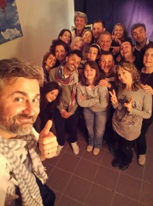 Selfie di gruppo per i membri dell'Associazione Culturale Libera Tutti di Sesto Fiorentino (FI)