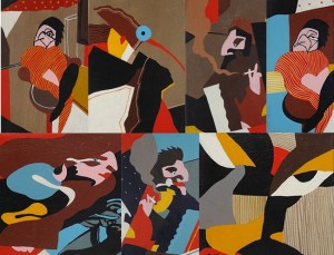 Un 'collage' di opere di Fabio De Poli