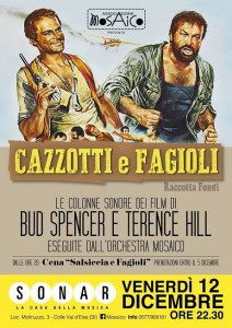 "Cazzotti&Fagioli" al Sonar per l'Associazione Mosaico