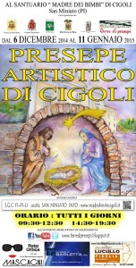 Edizione 2014 del Presepe Artistico di Cigoli, San Miniato (PI)