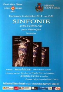 Sabrina Nigi presenta “Sinfonie”, la sua terza raccolta di poesie