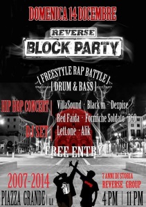 "Reverse Block Party": musica hip hop non-stop in Piazza Grande  a Livorno