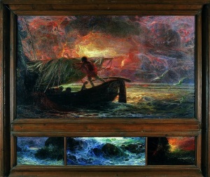 Plinio Nomellini, "I corsari", 1906 - 1910, olio su tela e olio su tavola, Genova, Galleria d'Arte Moderna
