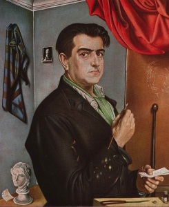 Gregorio Sciltian, Autoritratto, 1954, 65x55, Olio su Tavolo, Galleria degli Uffizi, Firenze
