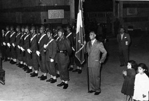 Carabinieri in San Francesco, Siena, 1950