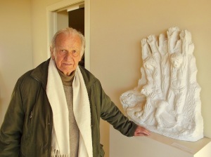 Lo scultore Gino Terreni (foto: Enrico Zarri)