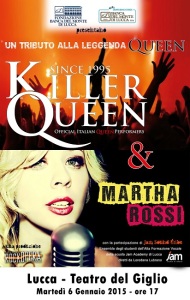 “Killer Queen” & Martha Rossi, al Teatro del Giglio un concerto tributo alla leggendaria band inglese