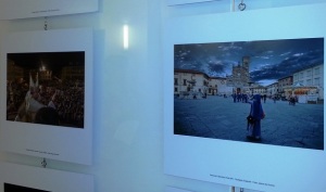 La mostra "La piazza" a Palazzo Buonamici, Prato