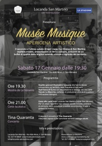 "Musée Musique": al via l'apericena artistica organizzata da Locanda San Martino e Associazione La Stazione