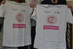 Le maglie degli eventi a sostegno del Centro Donna dell'Asl 11 di Empoli