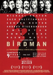 "Birdman" di Alejandro González Iñárritu, vincitore dell'Oscar 2015 come Miglior Film