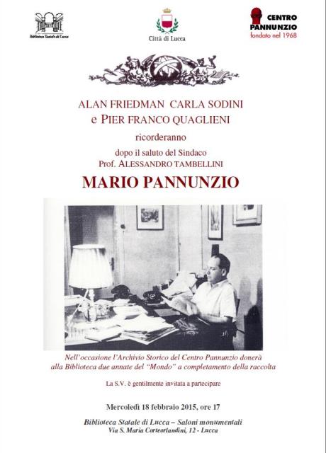 Alan Friedman, Carla Sodini e Pier Franco Quaglieni ricordano il giornalista Mario Pannunzio che è stato direttore del settimanale “Il Mondo”