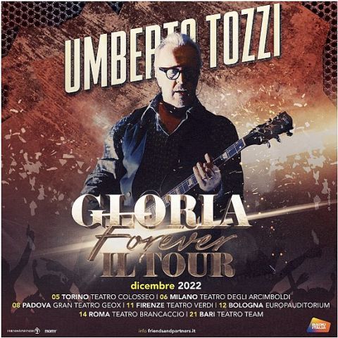 Umberto Tozzi in concerto alla Fortezza Mont’Alfonso