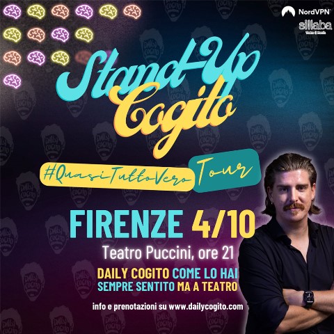 Stand Up Cogito Tour con Rick Dufer al Teatro Puccini