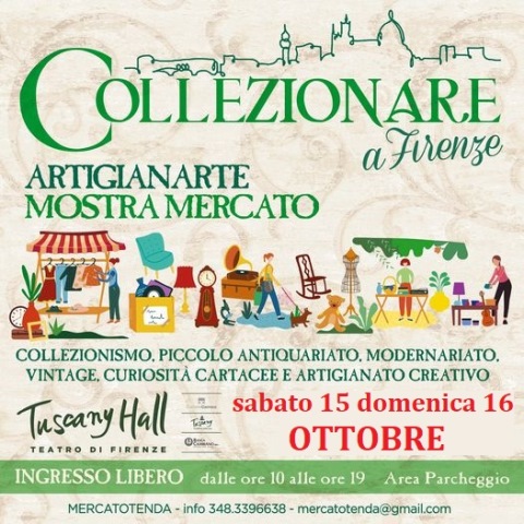 Collezionare a Firenze – Artigianarte Ottobre al Tuscany Hall