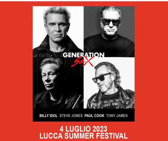 Generation Sex, le leggende del punk inglese per la prima volta in Italia al Lucca Summer Festival