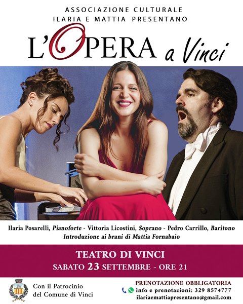 L’Opera a Vinci – Le più belle arie d’opera di sempre