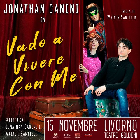 Vado a Vivere con Me con Jonathan Canini al Teatro Goldoni