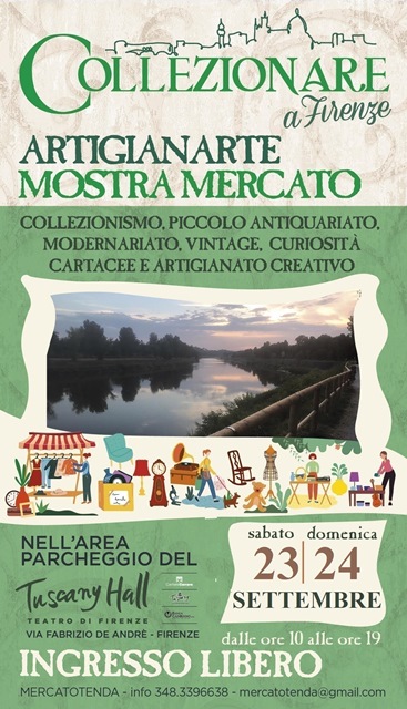 Collezionare a Firenze – Artigianarte Settembre 2023 al Tuscany Hall