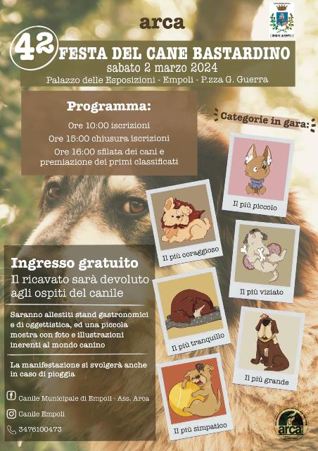 42° Festa del Cane Bastardino al Palazzo delle Esposizioni a Empoli