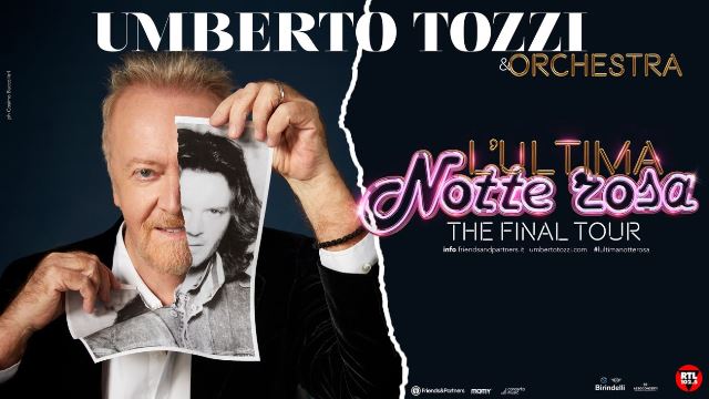 Il Tour d’Addio di Umberto Tozzi: l’Ultima Notte Rosa The Final Tour a Castiglioncello e Forte dei Marmi