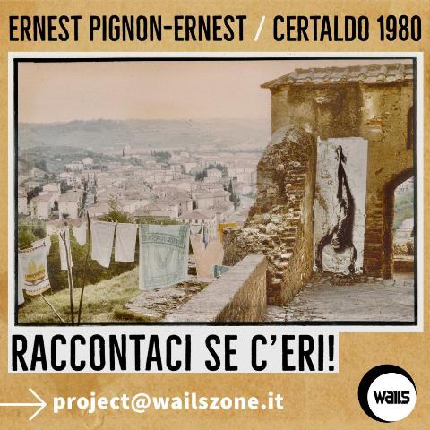 Appello a tutti i cittadini: cercasi documenti, foto e articoli di Ernest Pignon-Ernest a Certaldo per realizzare una mostra