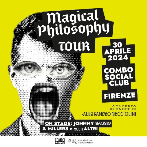 Filosofia e musica: Magical Philosophy Tour, un concerto indipendente, evento ricordo del professore Alessandro Becciolini al Combo Social