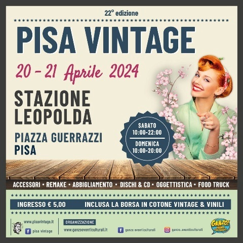 Pisa Vintage 22° edizione alla Stazione Leopolda