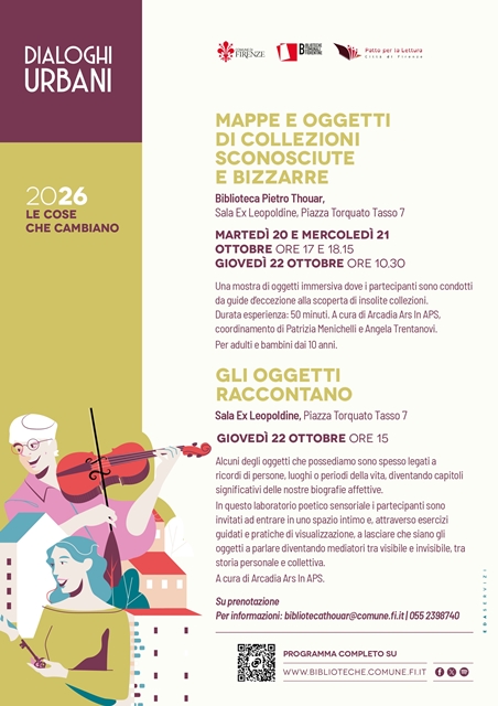 Alla Biblioteca Thouar una mostra immersiva e un laboratorio poetico sensoriale su memorie, oggetti e mappe Alla Biblioteca Thouar una mostra immersiva e un laboratorio poetico sensoriale su memorie, oggetti e mappe