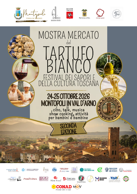 Mostra mercato del tartufo bianco, festival dei sapori e della cultura toscana a Montopoli Val D’Arno Mostra mercato del tartufo bianco, festival dei sapori e della cultura toscana a Montopoli Val D’Arno