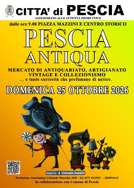 Pescia Antiqua ottobre 2026 Pescia Antiqua ottobre 2026